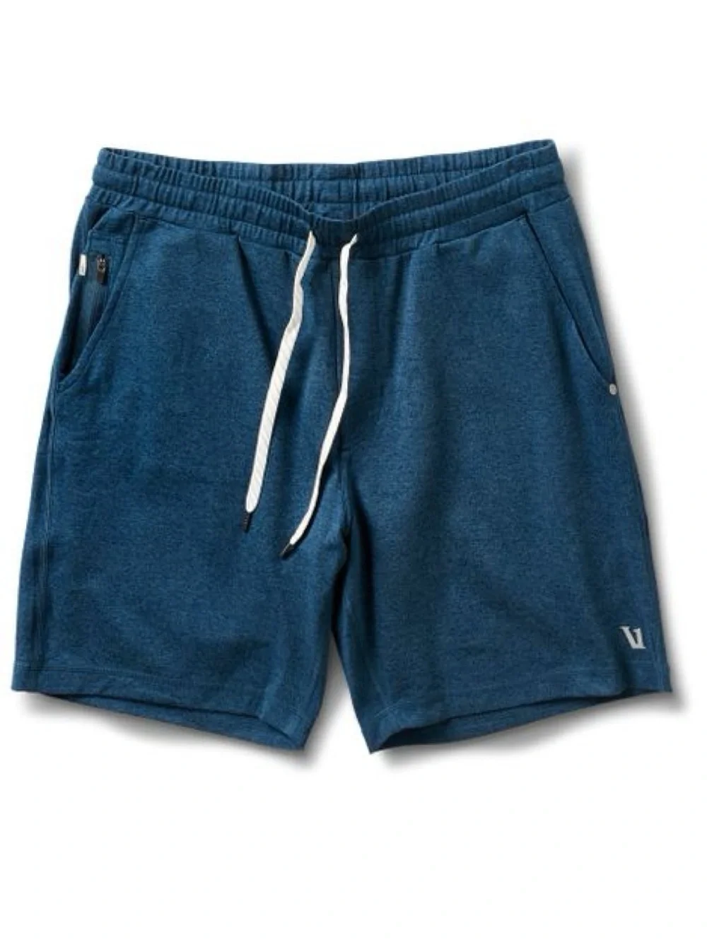 Vuori Mens Ponto Performance Shorts in Blue Size XL